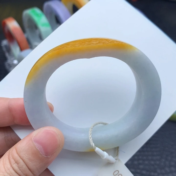 定制翡翠未镶嵌手镯104号
