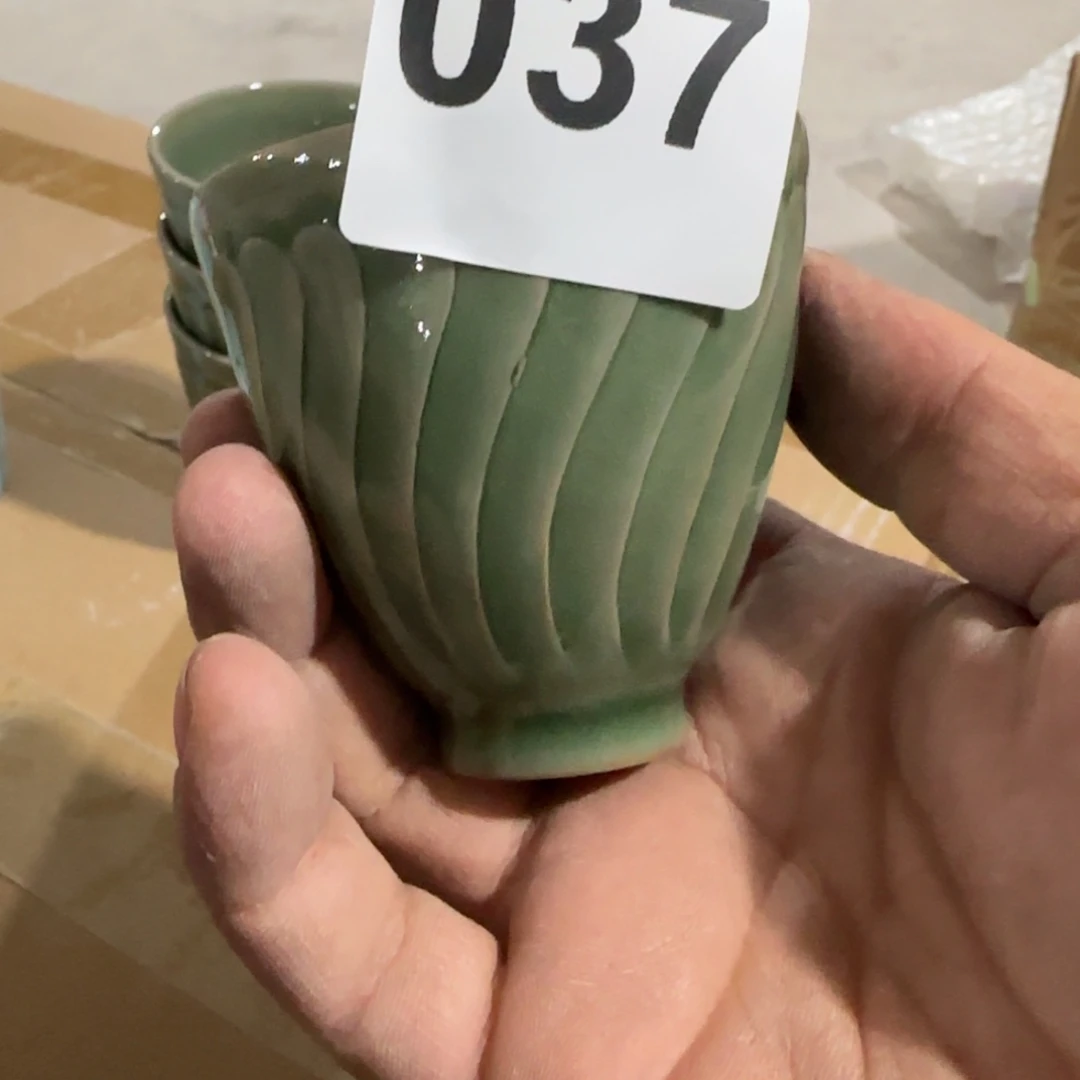 耀州窑手工主人杯瑕疵不退换