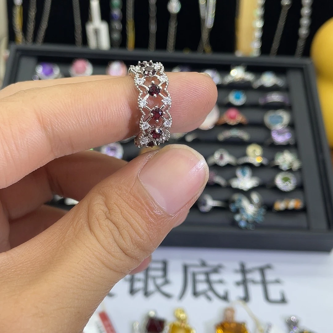 紫晶珠宝半成品未镶嵌