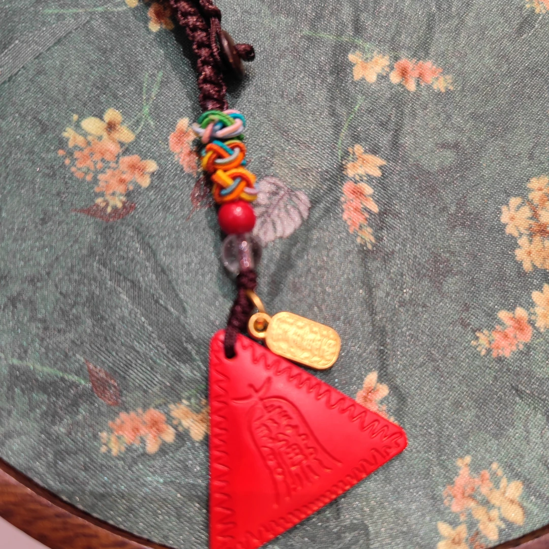 灵隐文创馆三角安安钥匙扣