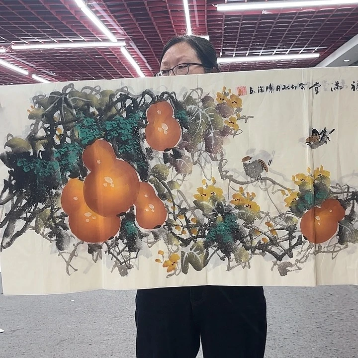 国画无毛或被短柔