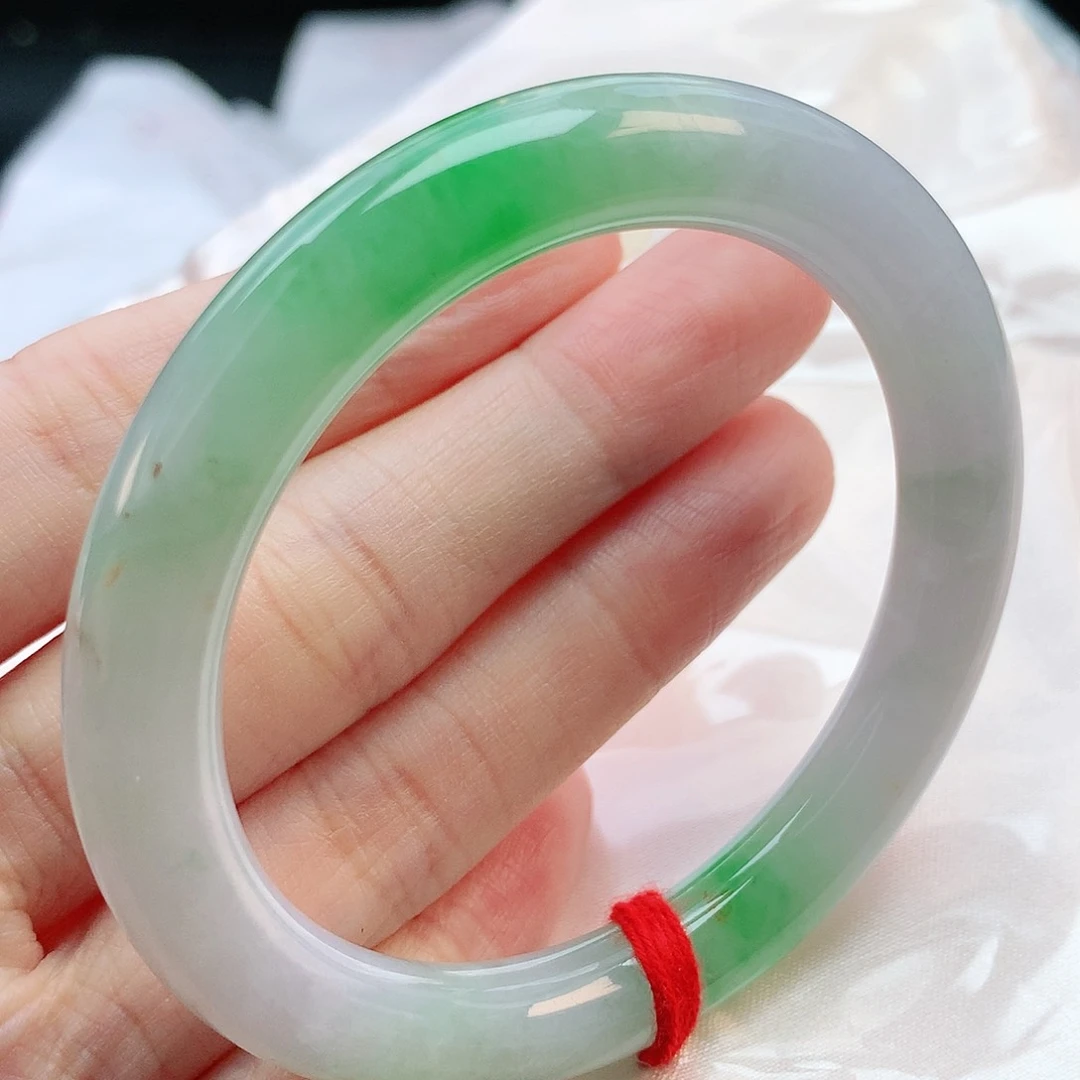 未镶嵌手镯翡翠53圆条882164