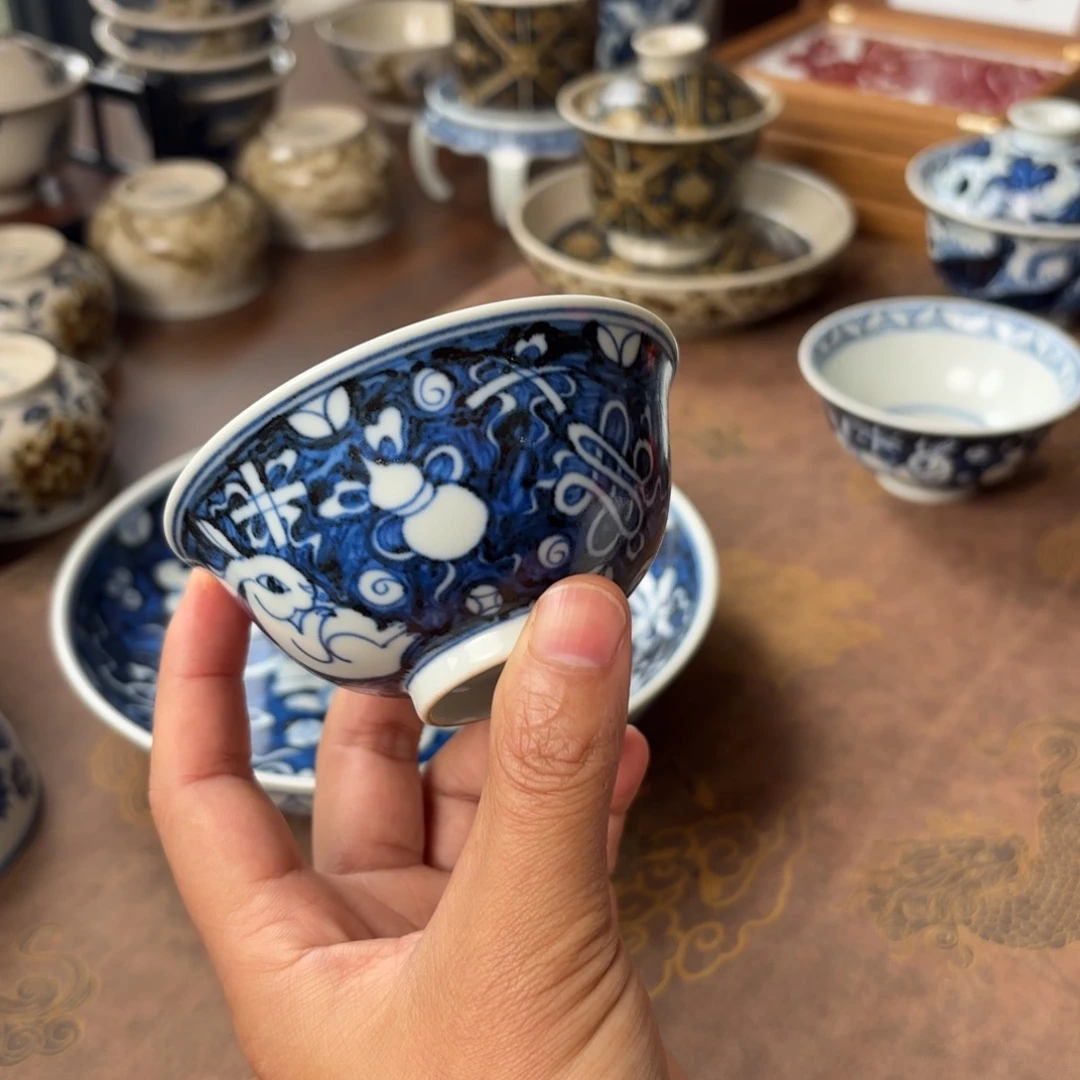 摆件景德镇手绘茶器