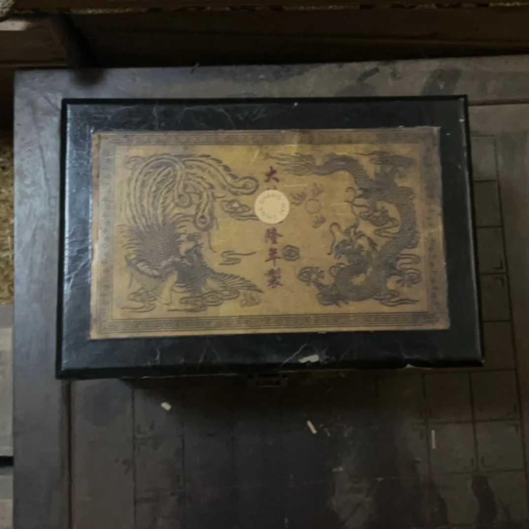 【闪购商品】高端精美黑色漆皮木盒子一件链接