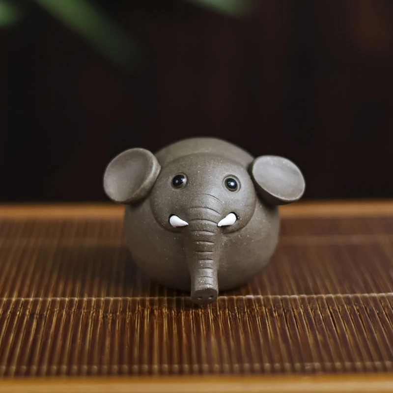 【小田甄陶】圆胖大象（Q4961）