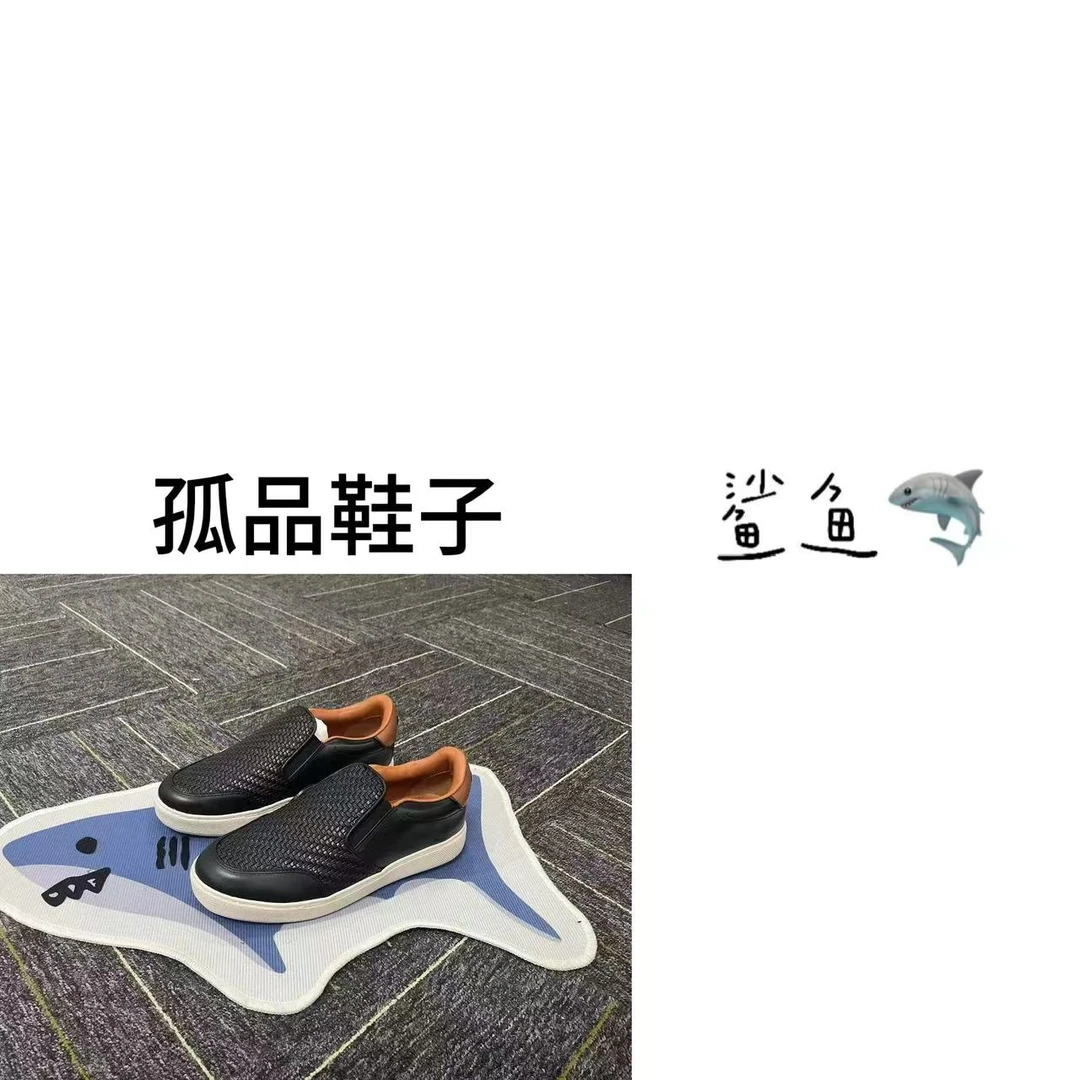 【鲨鱼男装推荐】男士休闲皮鞋 孤品1