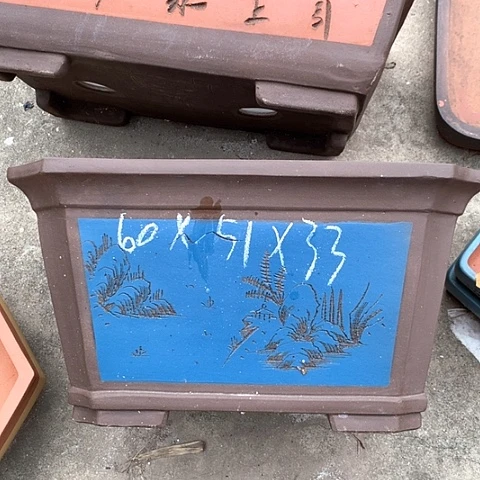 紫砂花盆手工制作