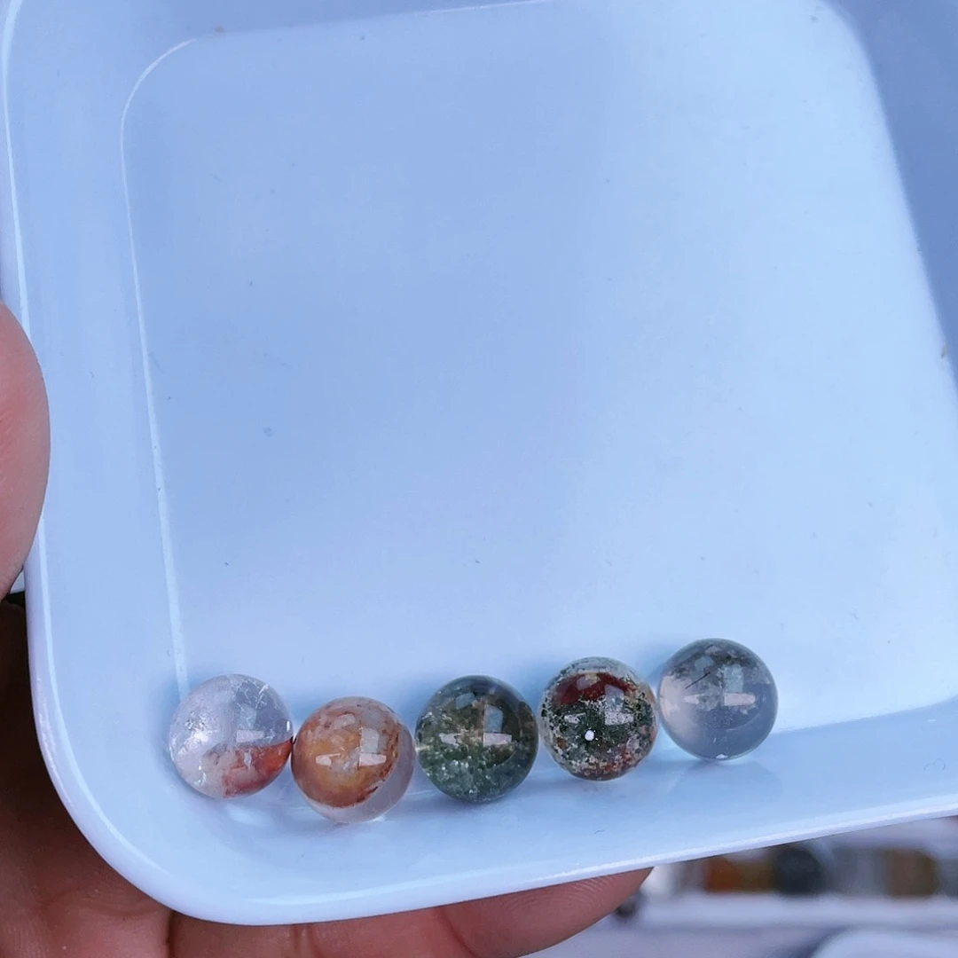 水晶单珠打孔不退不换未镶嵌