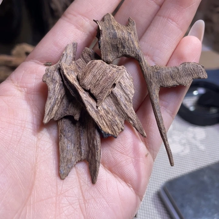 沉香海南树心土埋高温3.9克