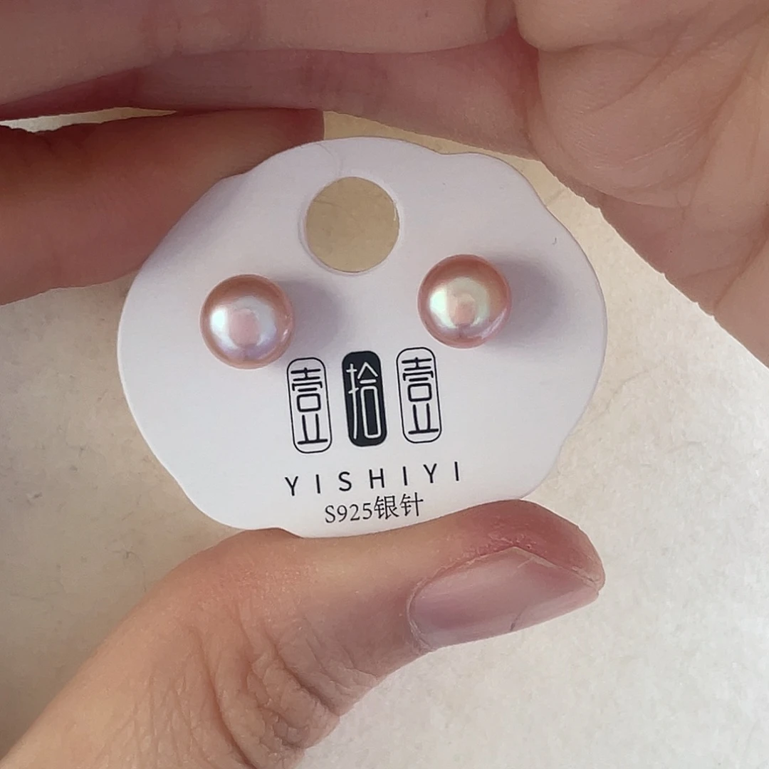 淡水珍珠耳饰未镶嵌