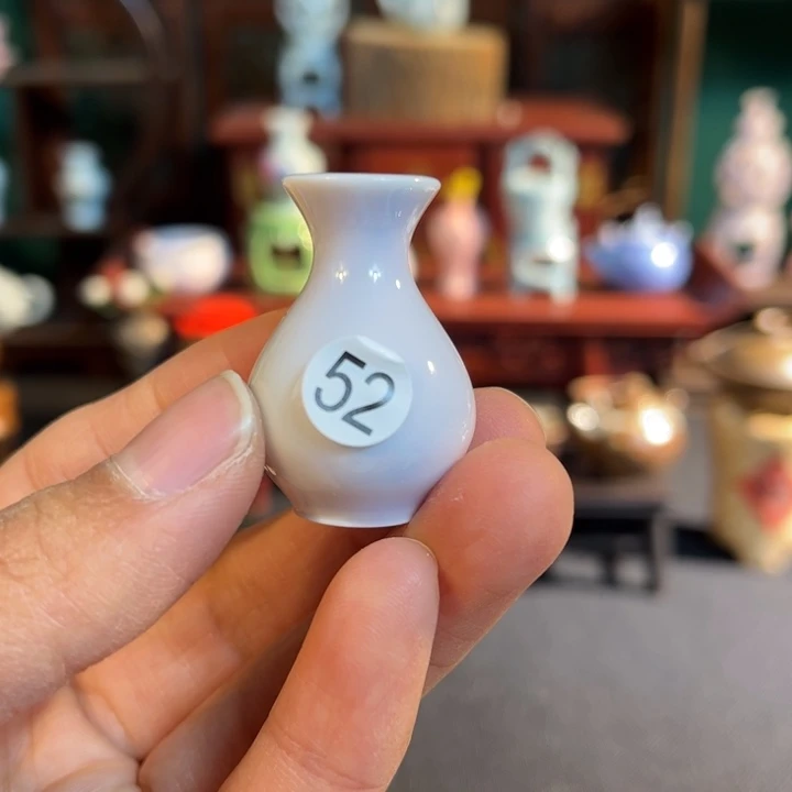 摆件微陶老王迷你花瓶