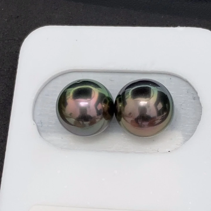 海水珍珠裸珠大溪地9-10