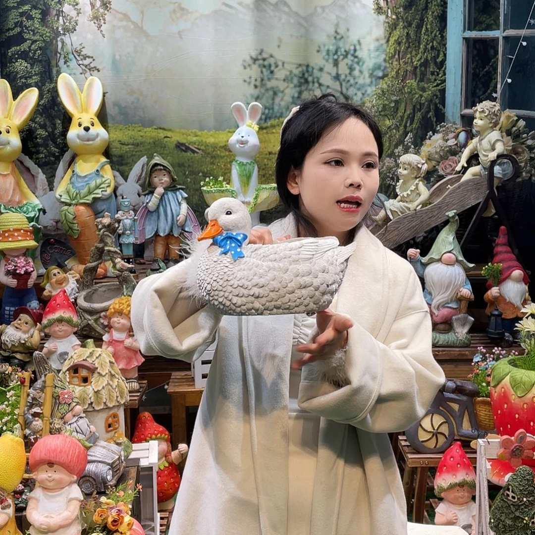 摆件花园摆件红红火火