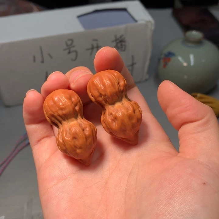 文玩核桃把件花生012