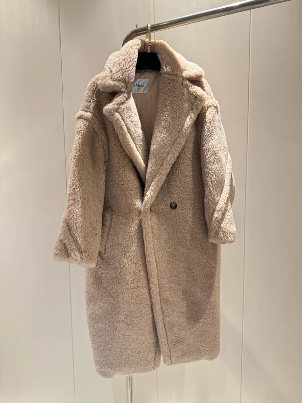 蜂蜜色泰迪长裤大衣/No退换