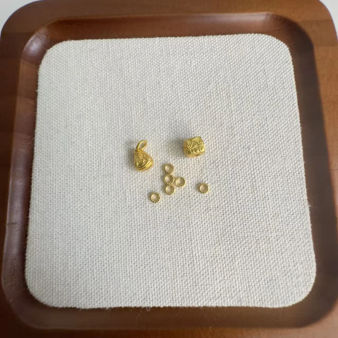 足金999 卡3盘缠钱币方糖