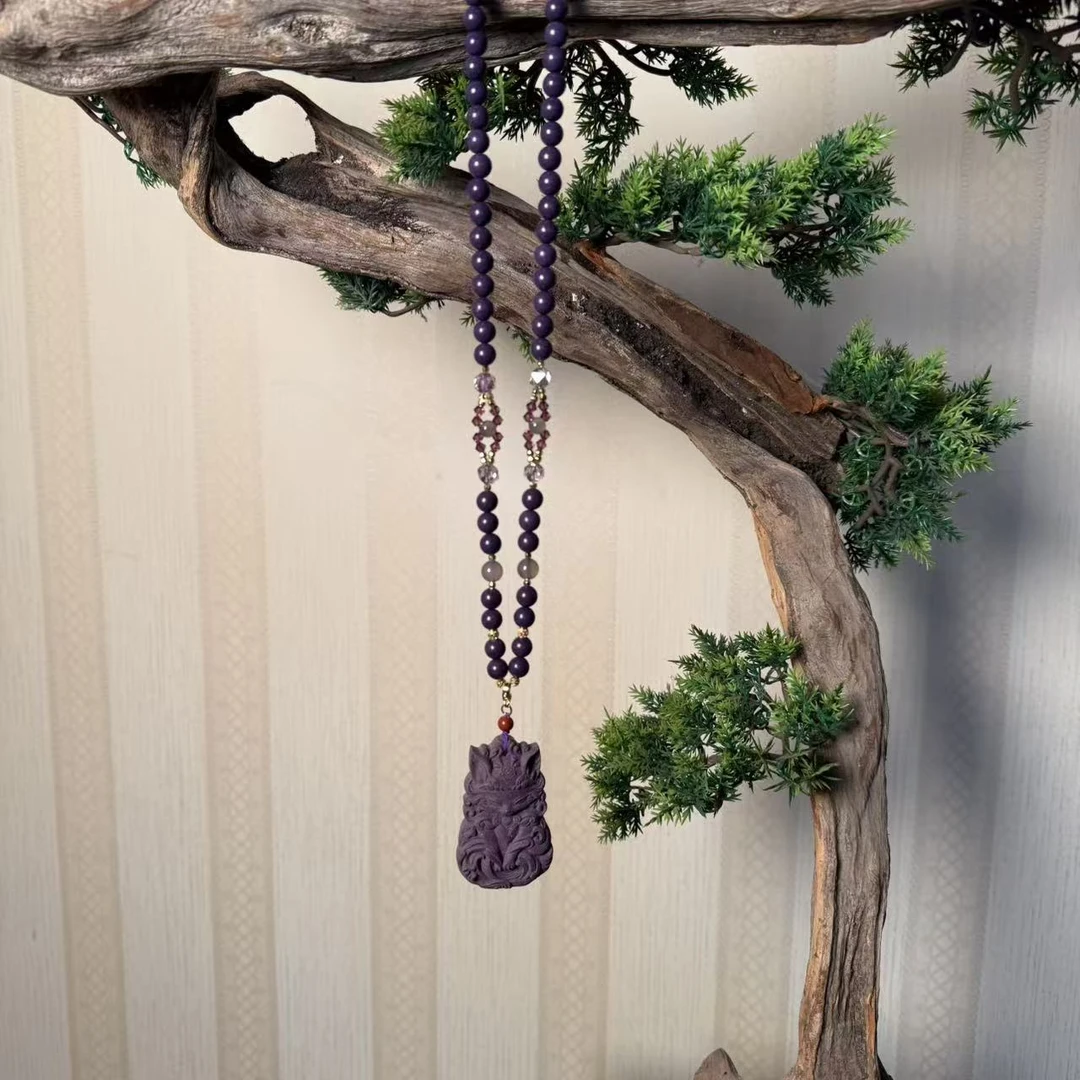 紫草忘忧大凤九8mm项链hx0180zt5697