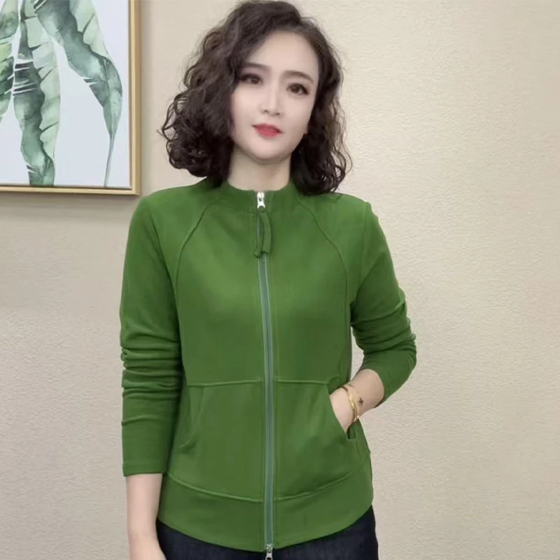 DIDORSSBO秋冬女款时尚休闲洋气一体绒保暖拉链立领卫衣外套T2532