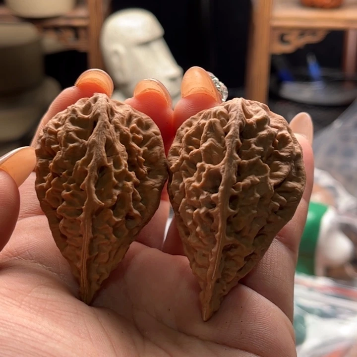 文玩核桃把件楸大胖66
