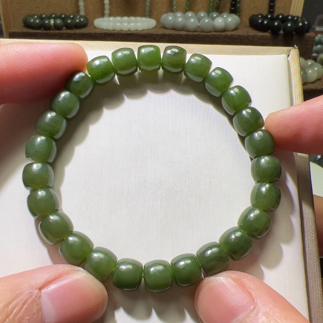 和田玉未镶嵌手串