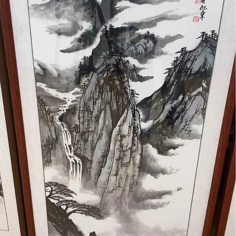 【闪购商品】国画手绘国画带框123.63
