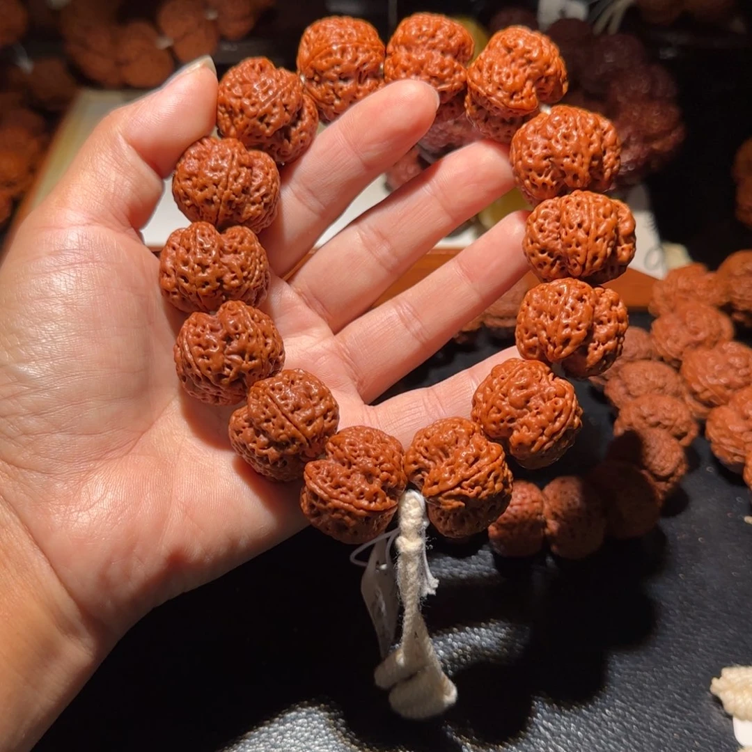 金刚菩提吊坠25玄武定制粗筋爆肉梅花双龙