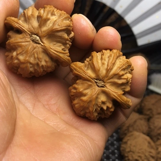 @****吊坠文玩核桃老白狮子头