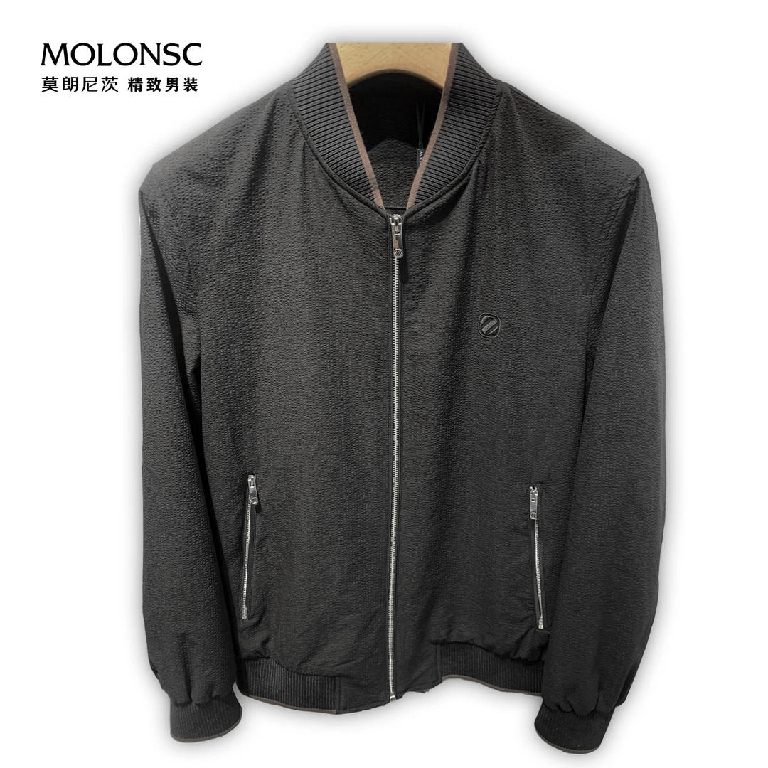 棒球领夹克男士2025春季新款休闲男士外套
