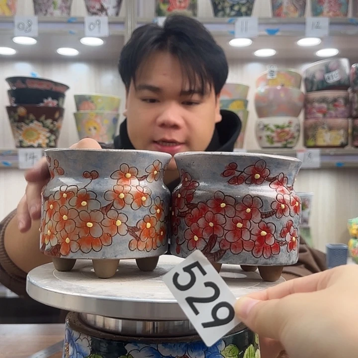 紫砂花盆瑕疵瑕疵529