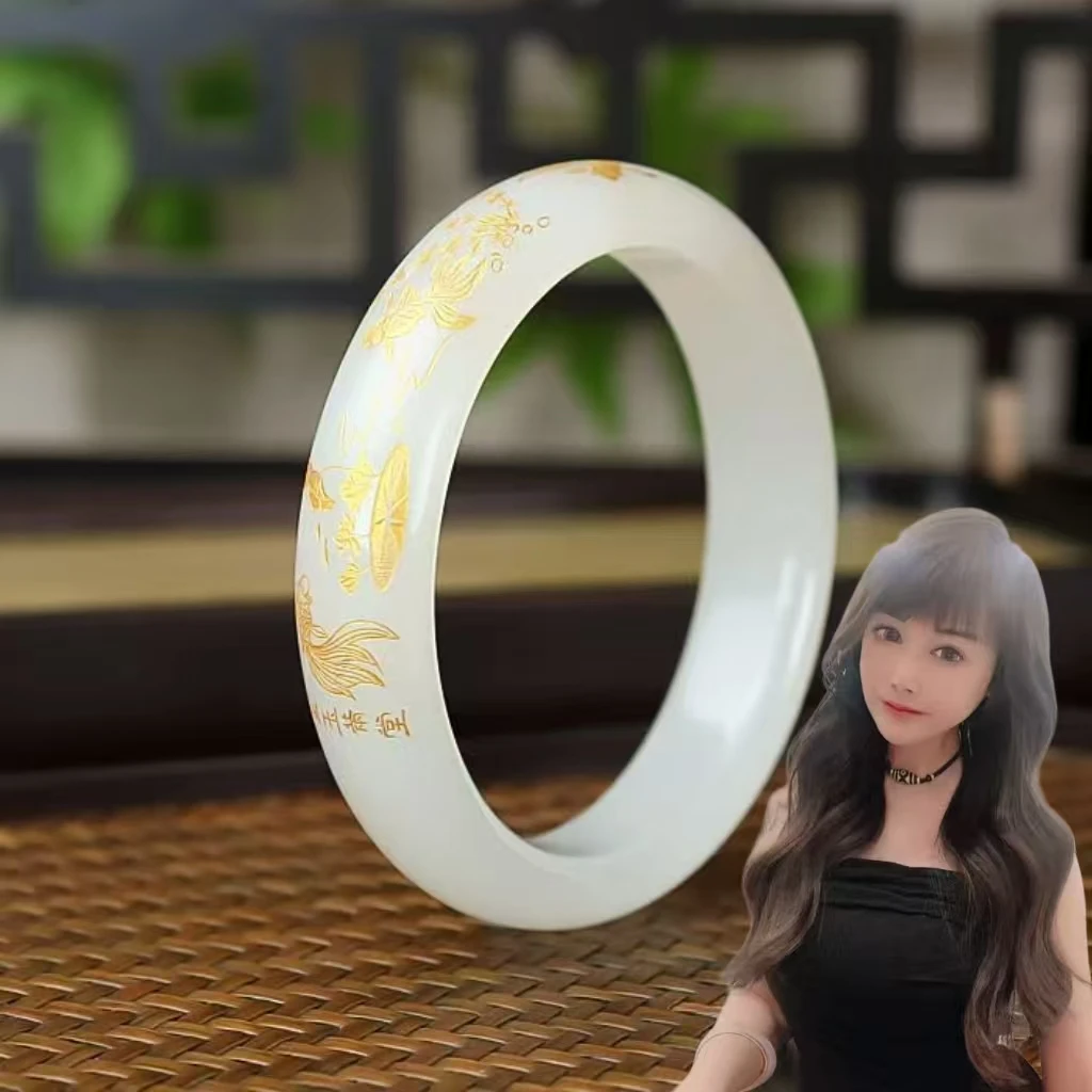 非金属树脂手镯 甜美风传承镶嵌龙凤手镯时尚