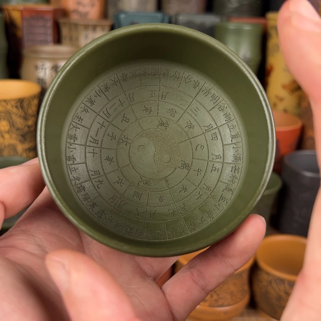 紫砂茶杯宜兴原矿紫砂杯