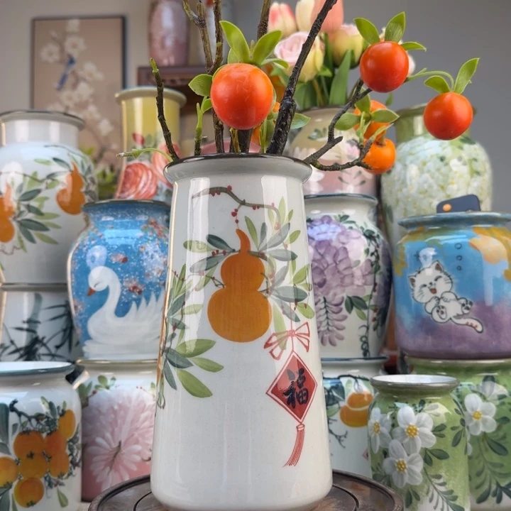 瓷片花瓶56655665565665655665