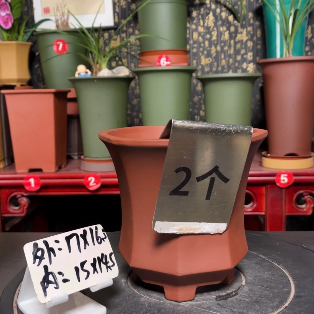 紫砂花盆紫砂花盆