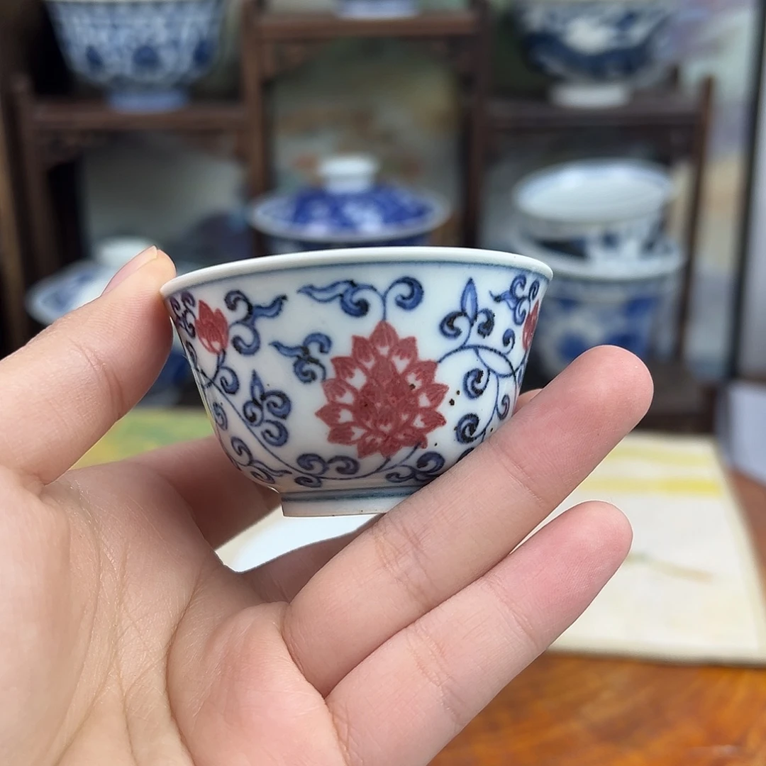 其他瓷缠枝莲釉里红706