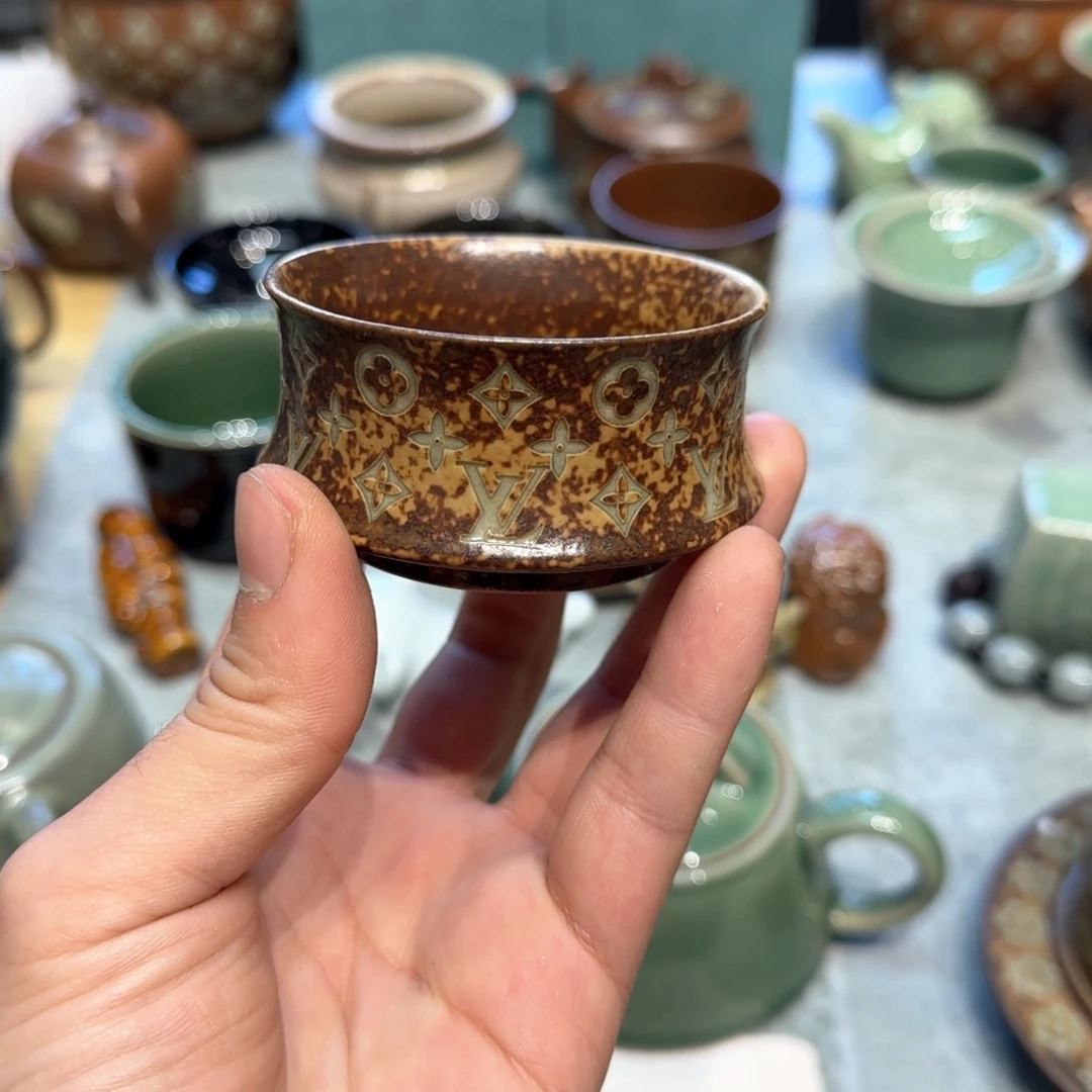 小金茶具青瓷茶器