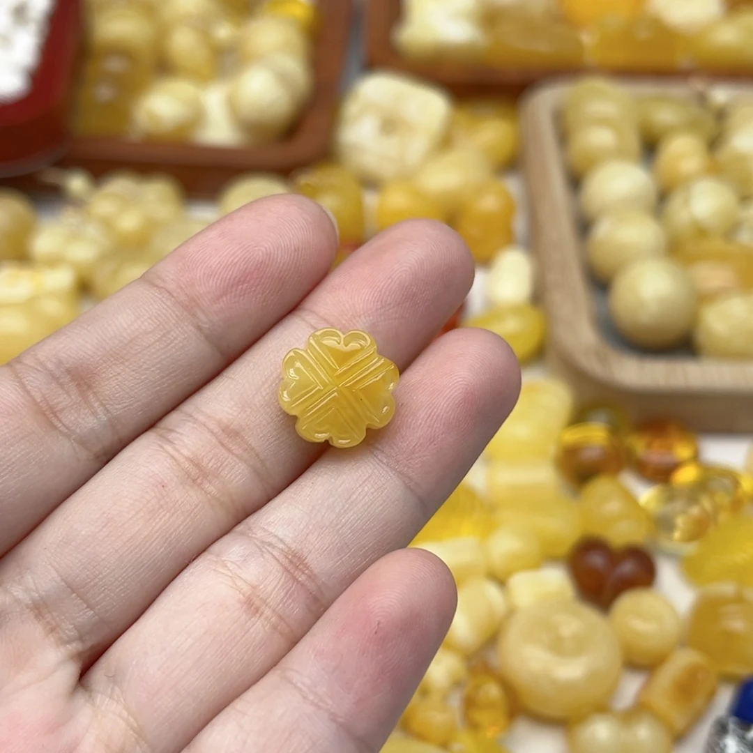 裸石蜜蜡未镶嵌天然