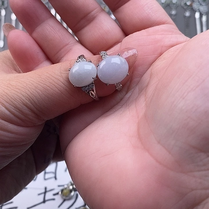 未镶嵌戒指翡翠思*儿缅甸