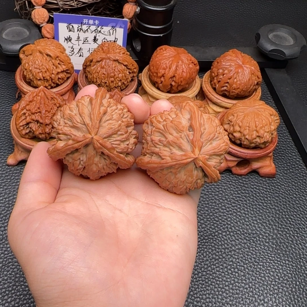 文玩核桃把件全品 45尺寸 白奔
