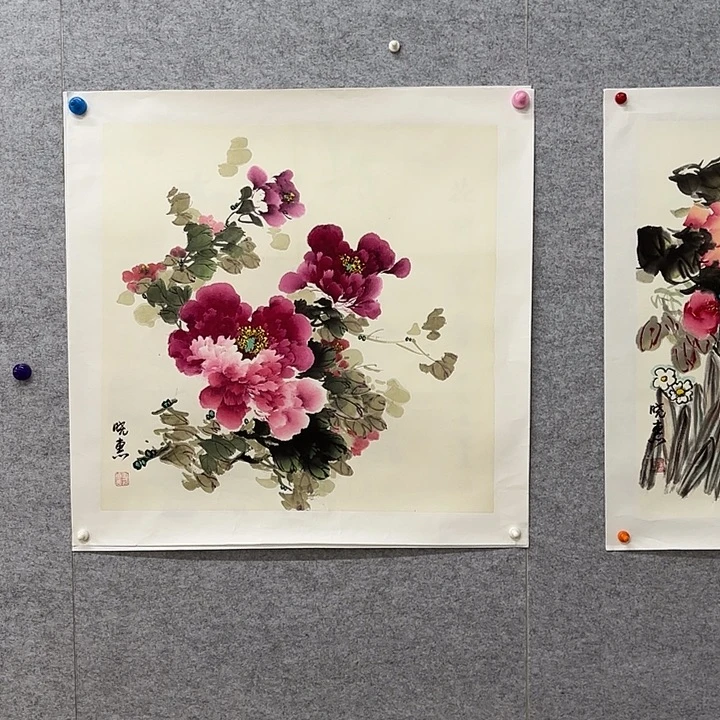 国画花鸟等多种鸟类和鸟类