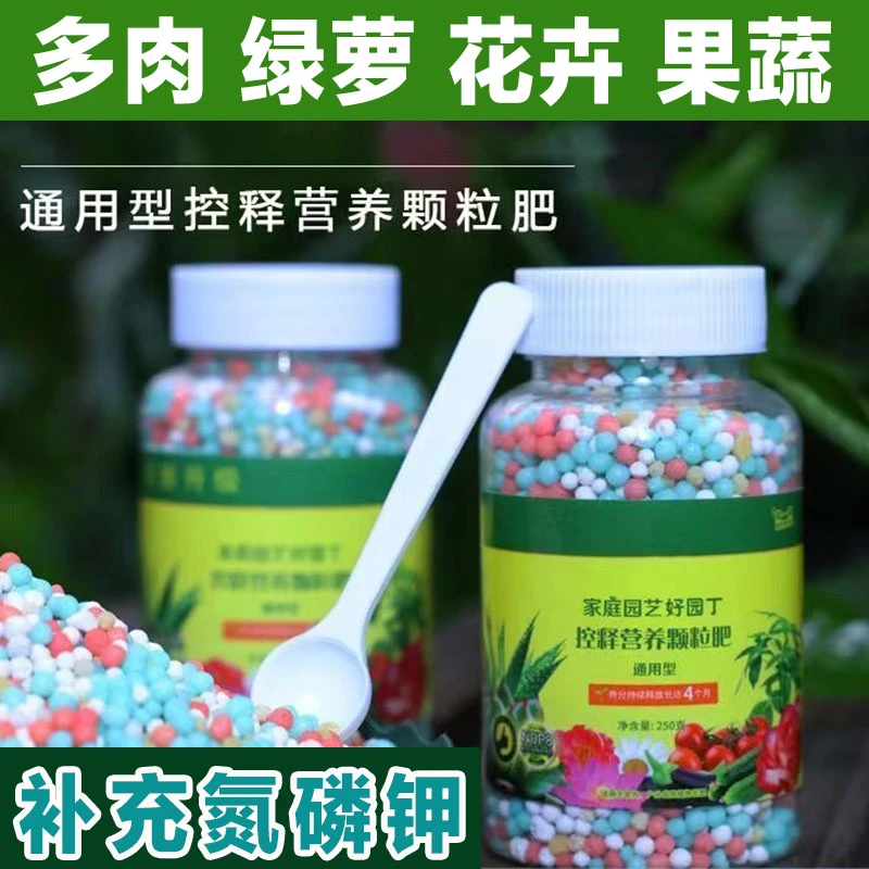 绿植花卉通用控释肥绿萝多肉盆栽长效温和颗粒肥果蔬养花种植肥料