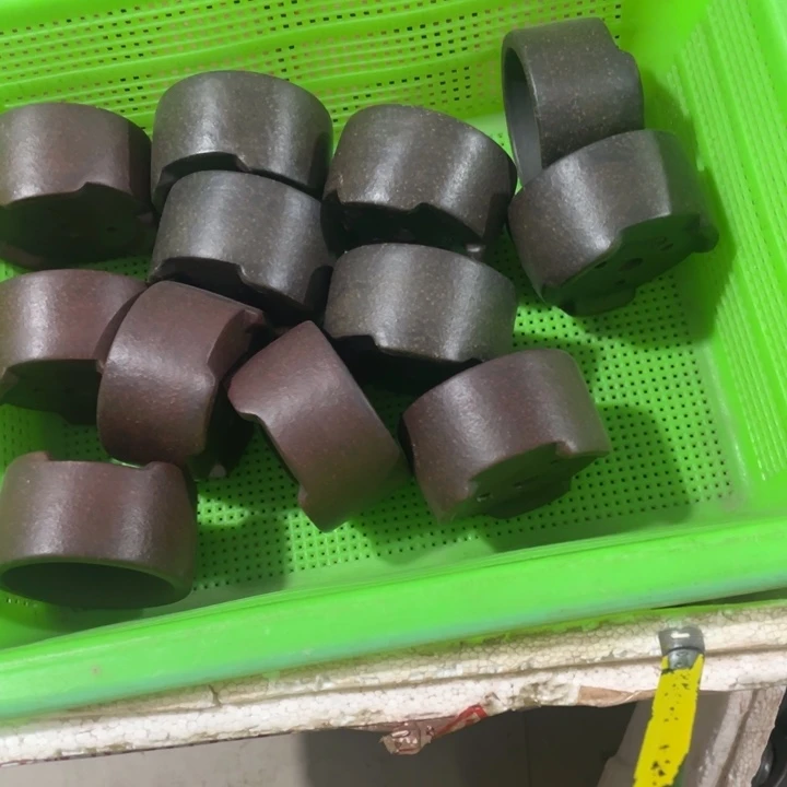 紫砂花盆紫砂花盆口7.5高4.5