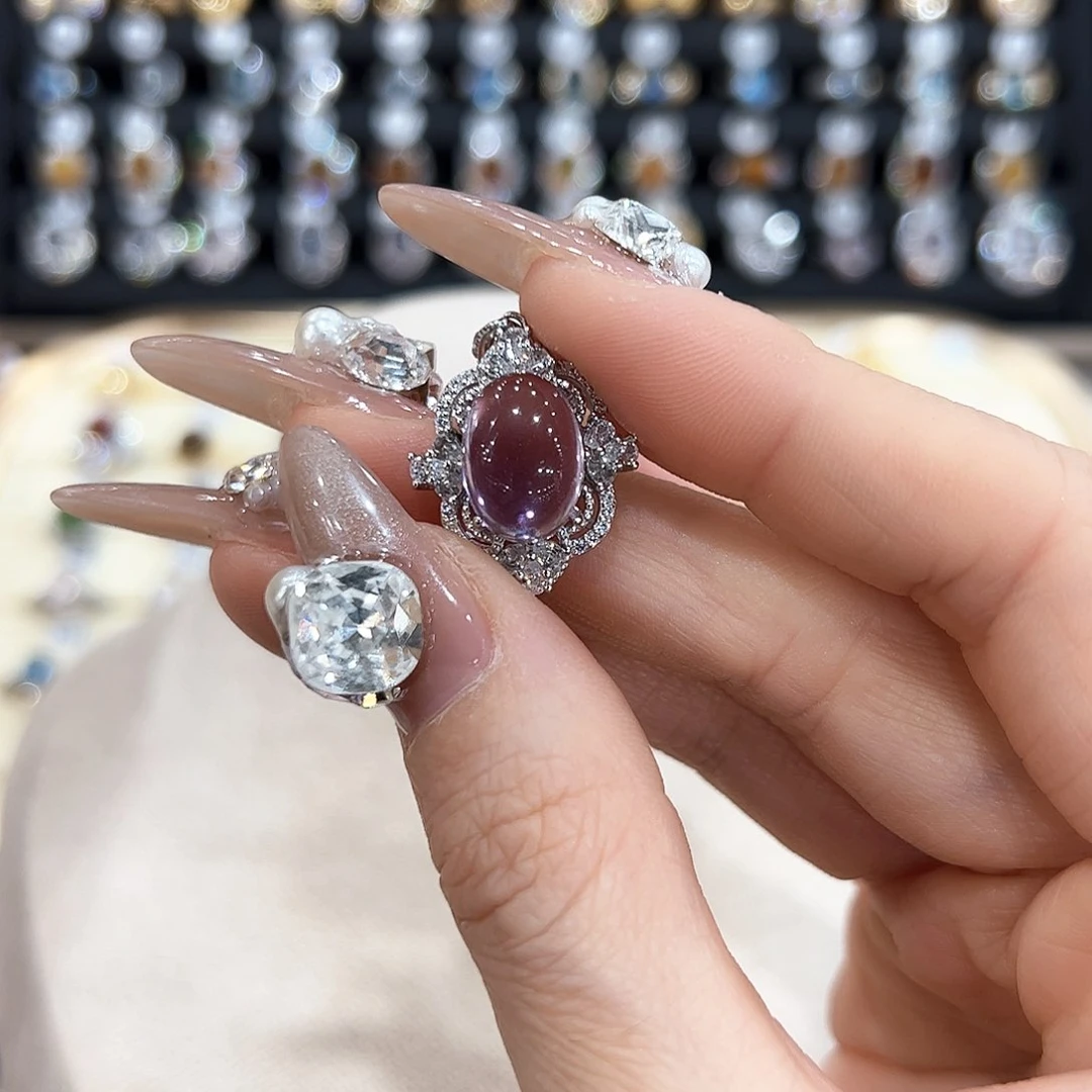 水晶金色拖不保色介意慎拍银色拖不掉色银S925镶嵌✨**丸
