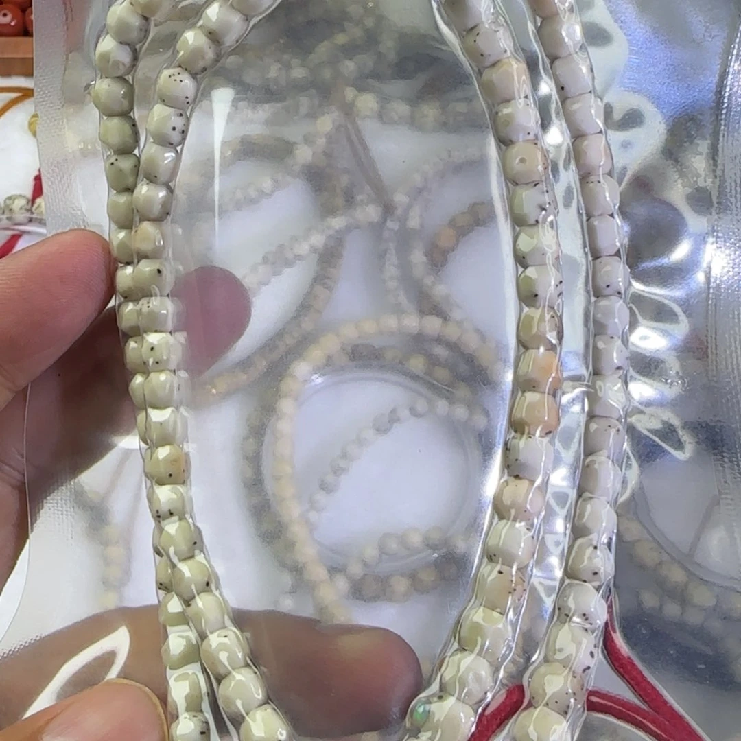 星月菩提吊坠6改小冰糖手工无相108