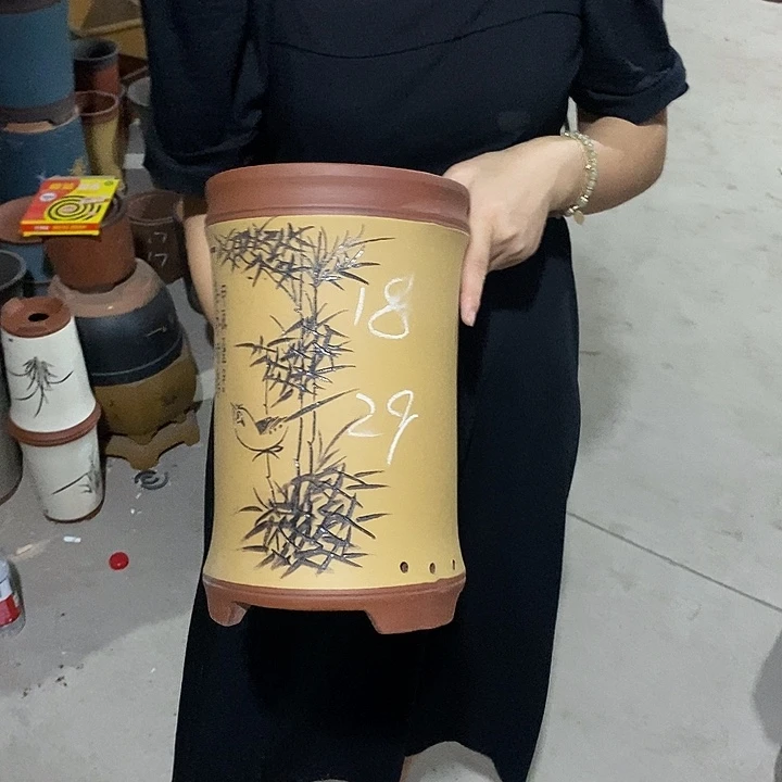 紫砂花盆紫砂花盆