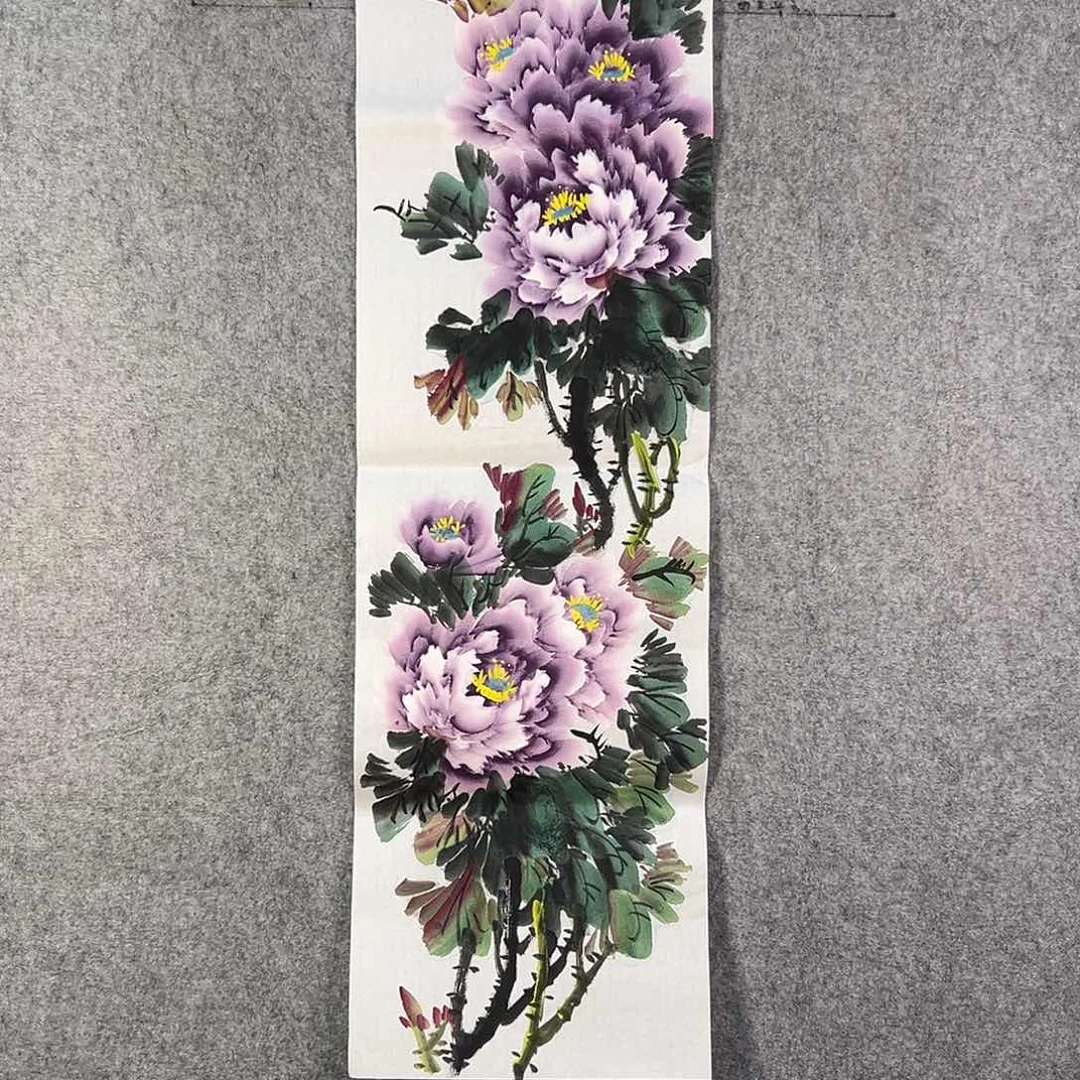 国画427 牡丹之歌传情传人心