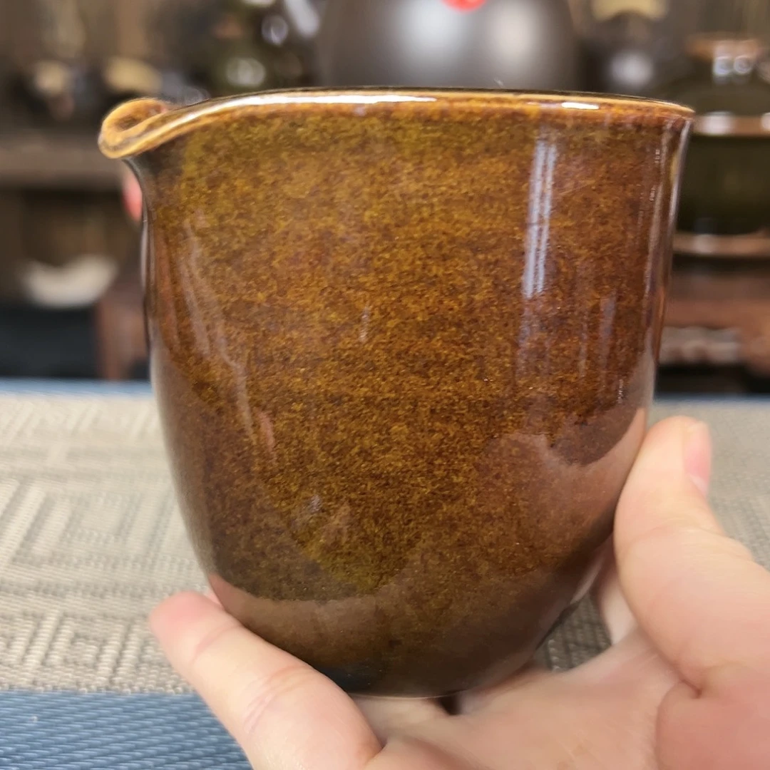 点***烟纯手工制作的鳝鱼黄色公杯