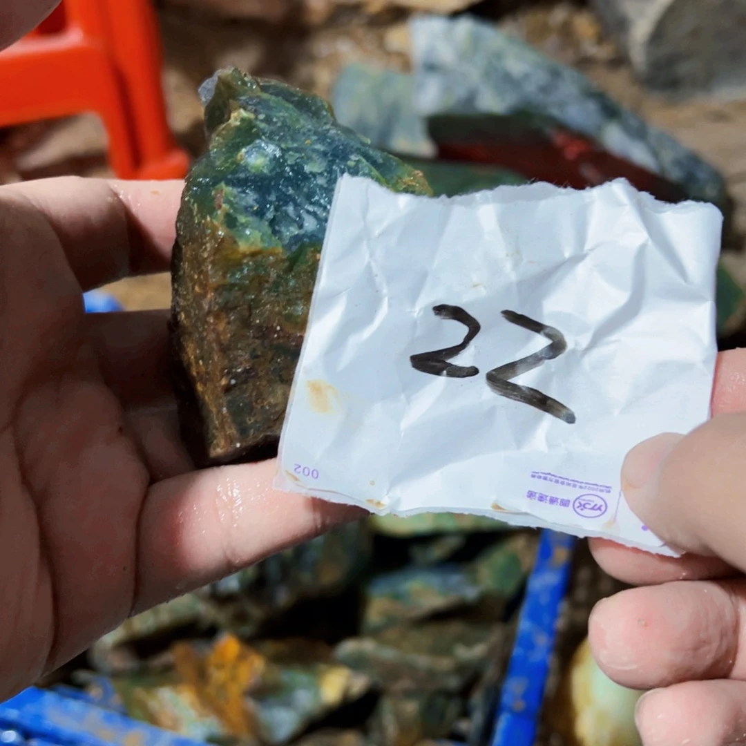 大***鹰蛇纹石玉未镶嵌原石