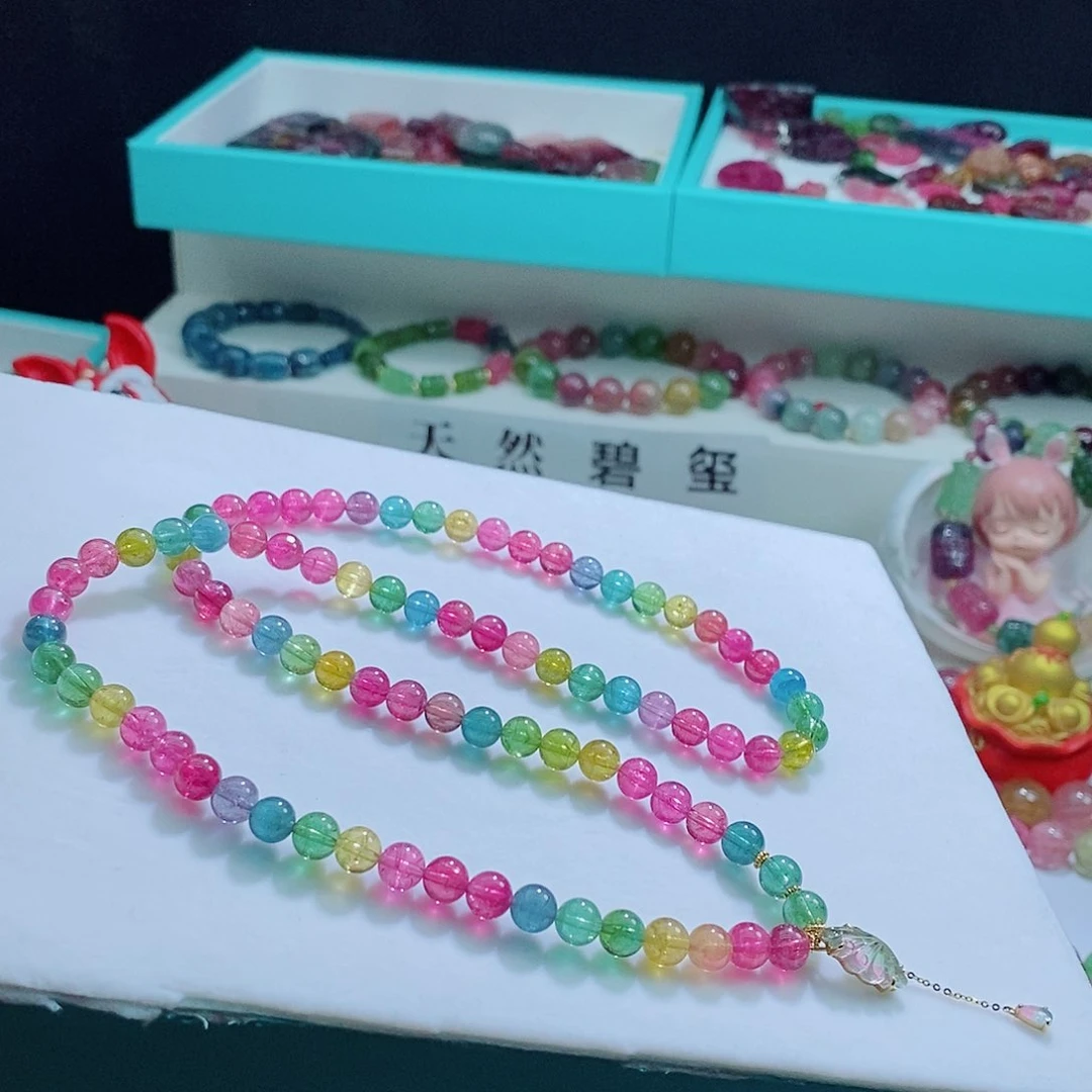 手链未镶嵌碧玺6.7mm左右