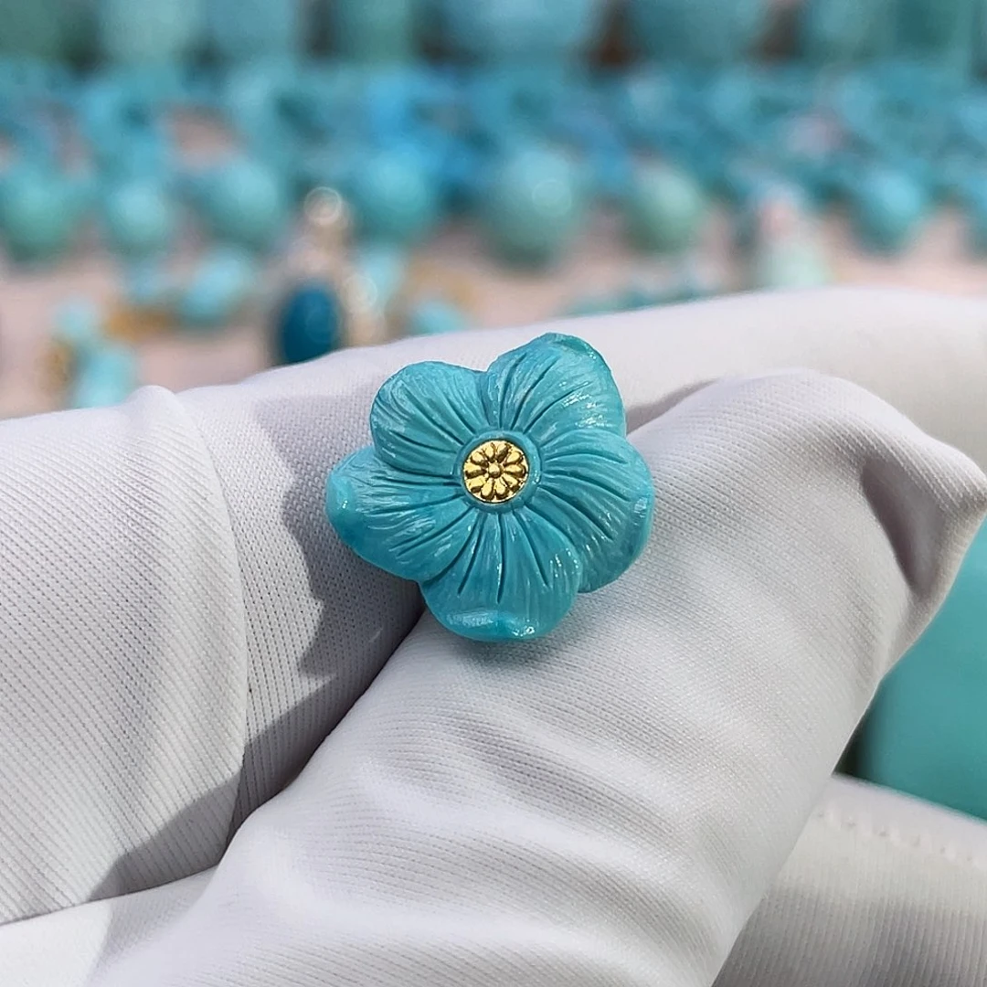 绿松石珠宝奇石未镶嵌