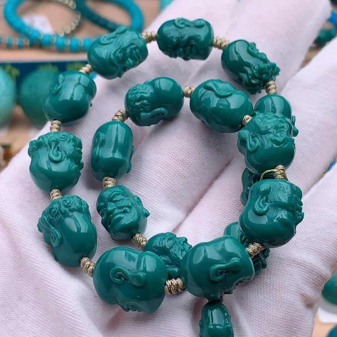 未镶嵌绿松石珠宝奇石